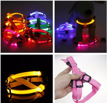 Load image into Gallery viewer, Safety LED flashing light dog harness